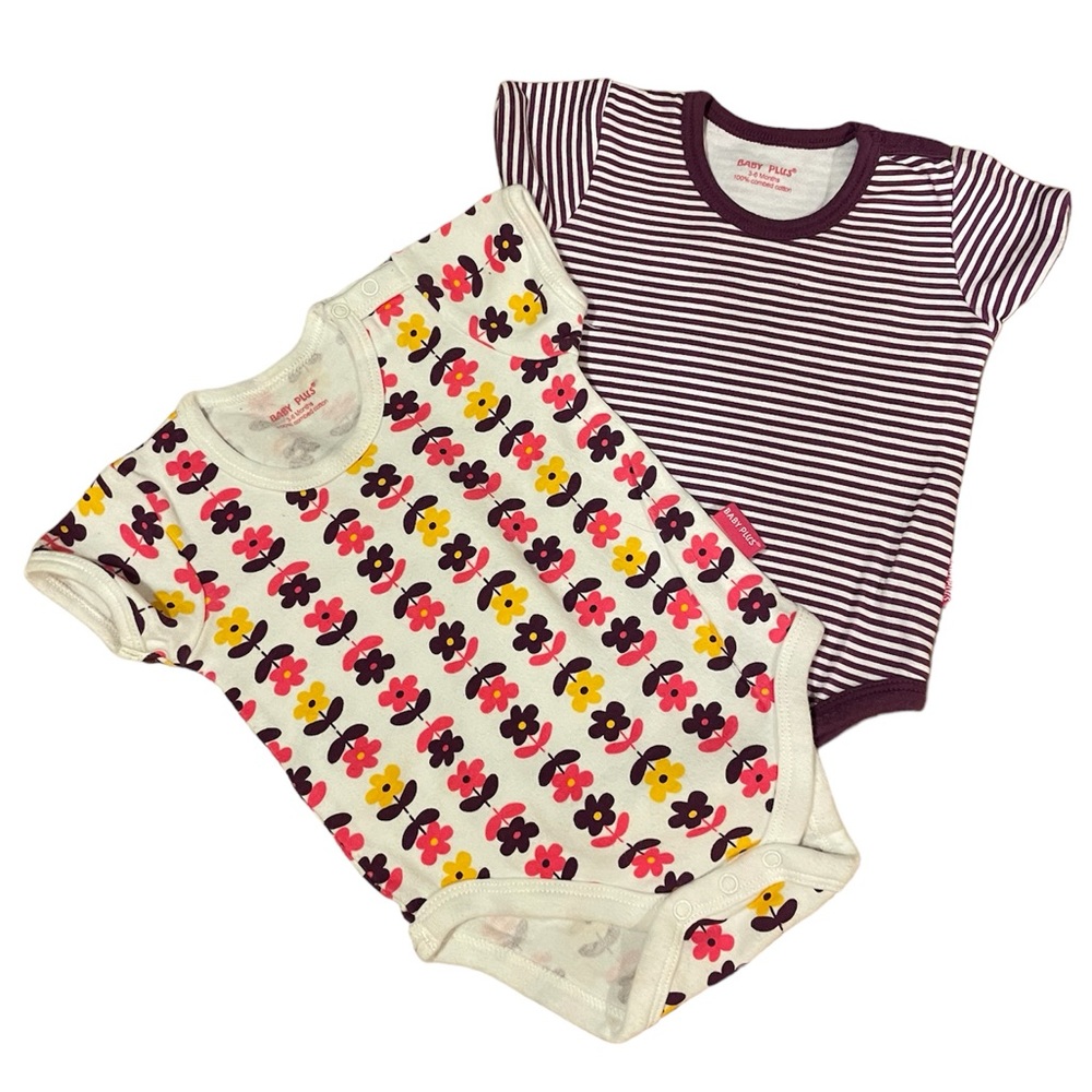 **2 for $20**Two Baby Plus onesies bundle. Size 3-6 month